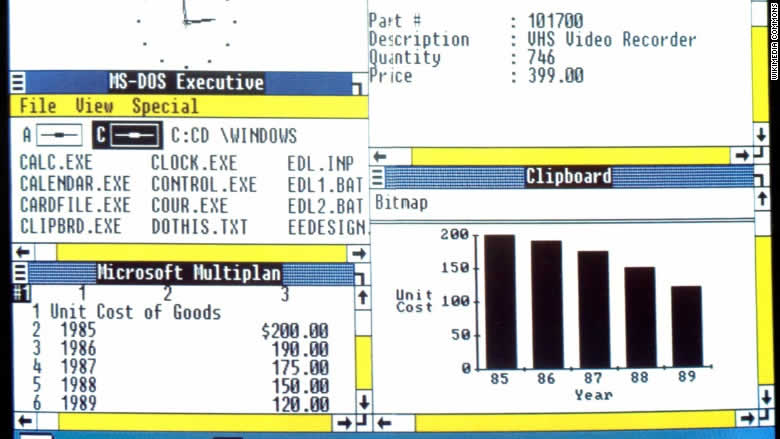 看微软 Windows 30年发展简史，你用过最早的系统版本是什么？ IT业界 第1张