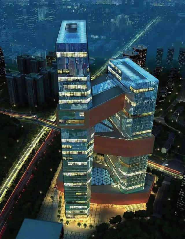 都说都市看风景要看夜景，那BAT三家公司的大楼夜景哪家最美 IT业界 第2张