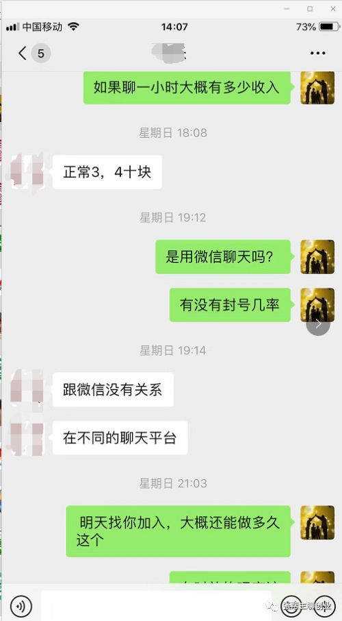 花了150大洋套来的聊天就能赚钱的项目 移动互联网 第4张