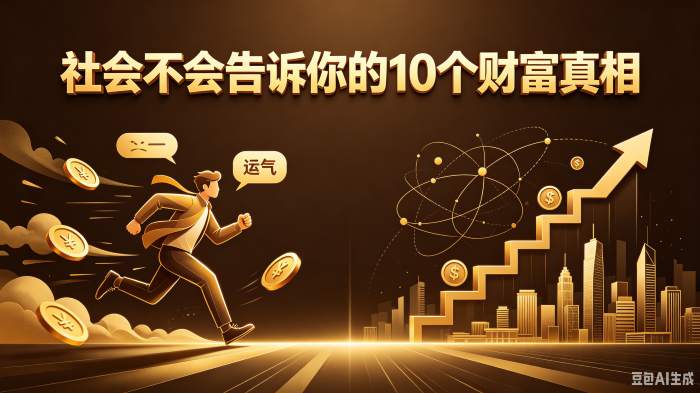 社会不会告诉你的10个财富真相 社会资讯