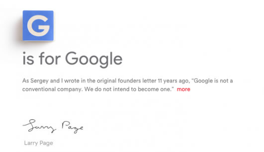 世界上最大的互联网公司Google被自己并购了 Google 微新闻 第1张