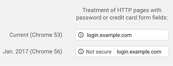 Google Chrome正式将某些HTTP网页标记为不安全 Google 微新闻 第1张