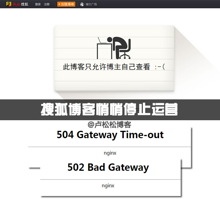 搜狐博客悄悄停止运营 互联网 网站 互联网 第1张