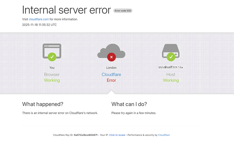 全球20%网站瘫痪,Cloudflare崩了,可国产云我们还是不敢用 互联网坊间八卦 网站 微新闻 第2张 全球20%网站瘫痪,Cloudflare崩了,可国产云我们还是不敢用 互联网坊间八卦 网站 微新闻 第2张