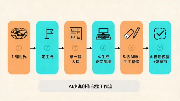 我用 AI 从 0 写到 10 万字:一份让内容稳定量产的四步流程 文案 创业 人工智能AI 好文分享 第1张 我用 AI 从 0 写到 10 万字:一份让内容稳定量产的四步流程 文案 创业 人工智能AI 好文分享 第1张